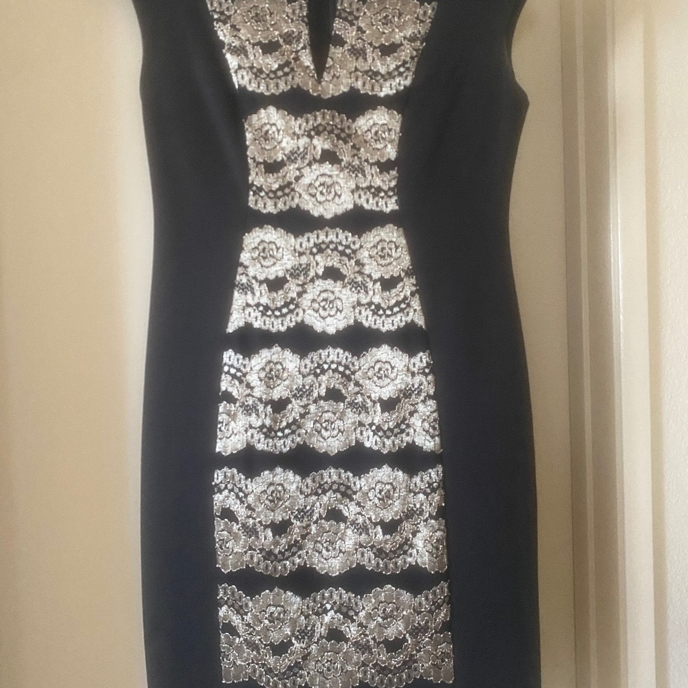 Black cocktail dress